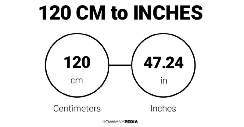 120 CM to Inches
