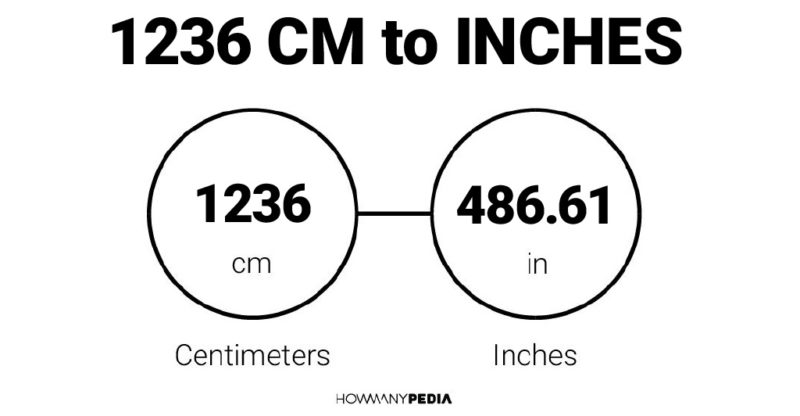 1236 CM to Inches