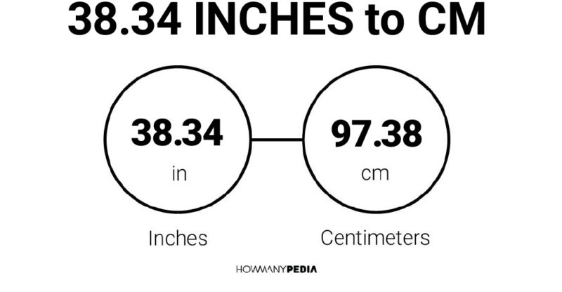 38.34 Inches to CM