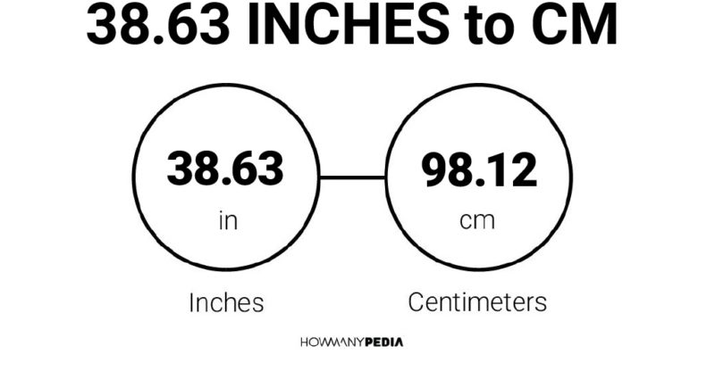 38.63 Inches to CM