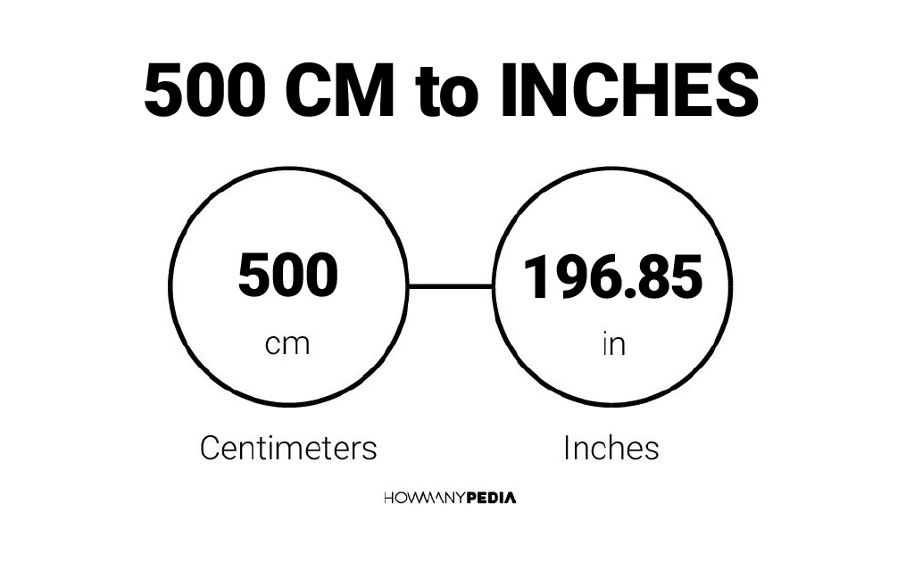 500 Cm To Inches Howmanypedia Com
