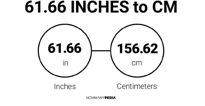 61.66 Inches to CM