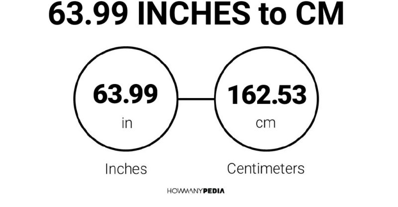 63.99 Inches to CM
