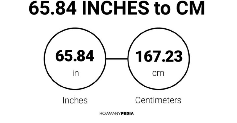 65.84 Inches to CM