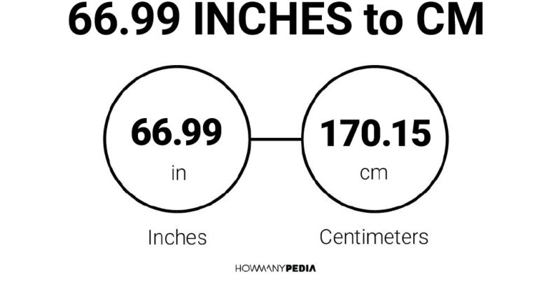 66.99 Inches to CM