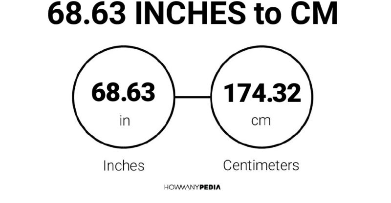 68.63 Inches to CM