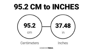 95.2 CM to Inches