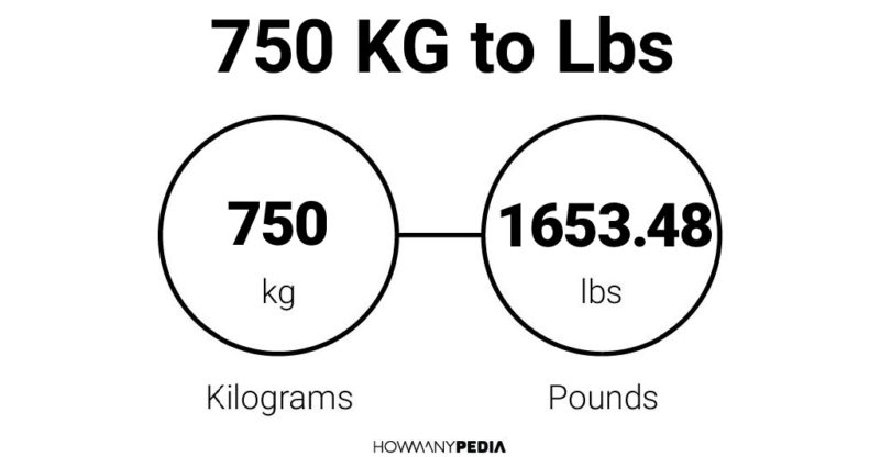 750 KG to Lbs