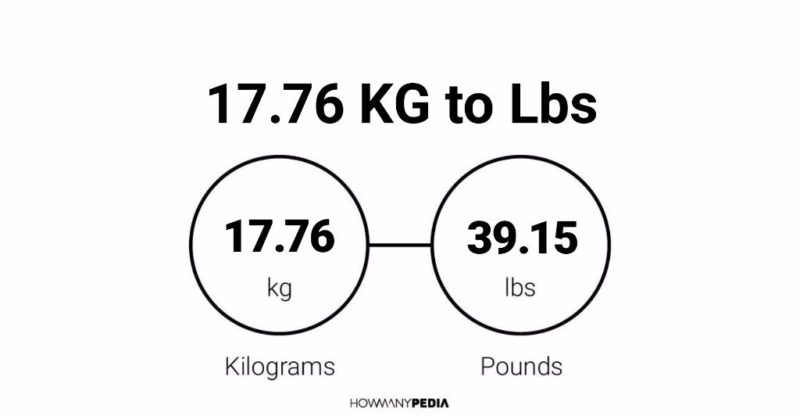 17.76 KG to Lbs