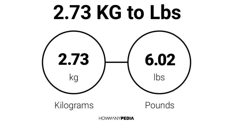 2.73 KG to Lbs