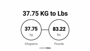 37.75 KG to Lbs