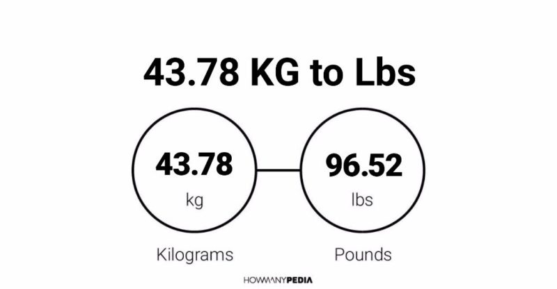 43.78 KG to Lbs