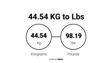 44.54 KG to Lbs