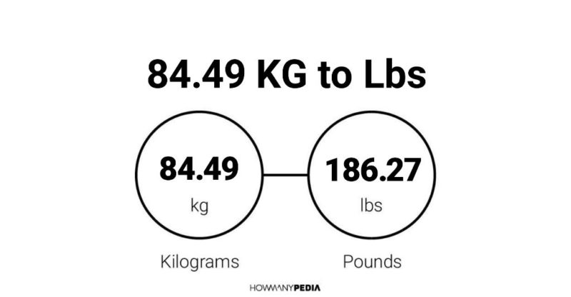 84.49 KG to Lbs