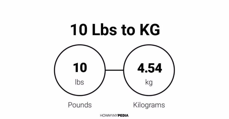 10 Lbs to KG