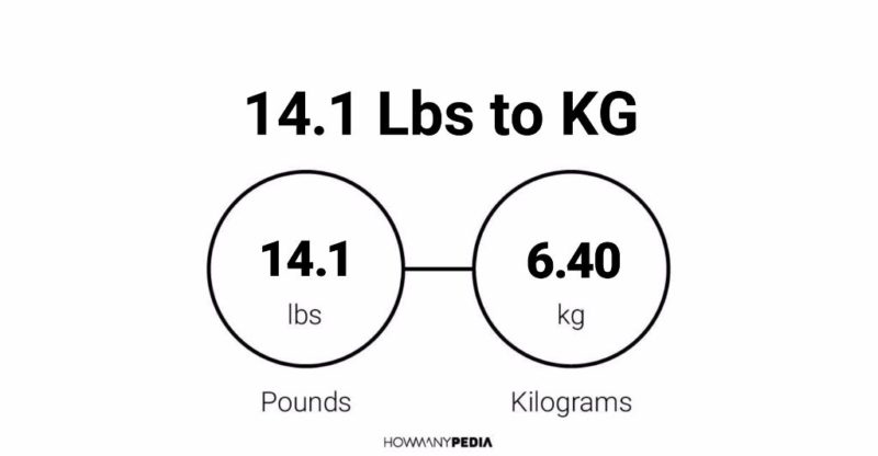 14.1 Lbs to KG