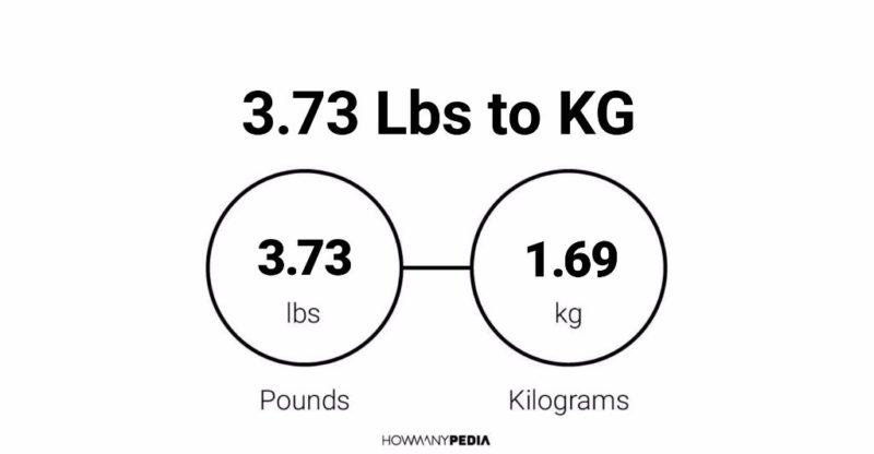 3.73 Lbs to KG