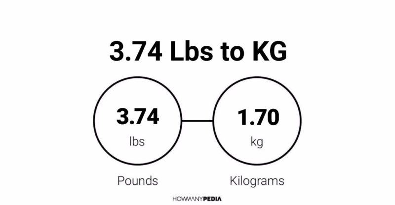3.74 Lbs to KG