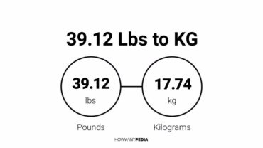 39.12 Lbs to KG