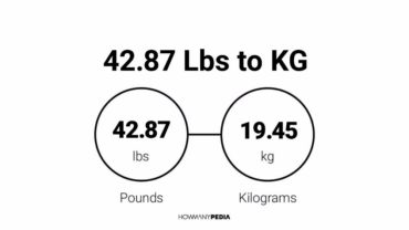 42.87 Lbs to KG