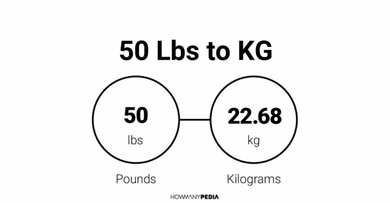 50 Lbs to KG - Howmanypedia.com