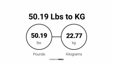 50.19 Lbs to KG