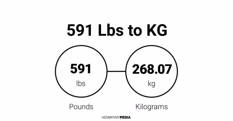 591 Lbs to KG