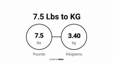 7.5 Lbs to KG
