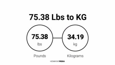 75.38 Lbs to KG