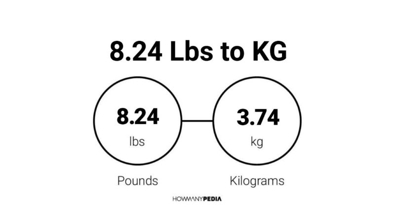 8.24 Lbs to KG