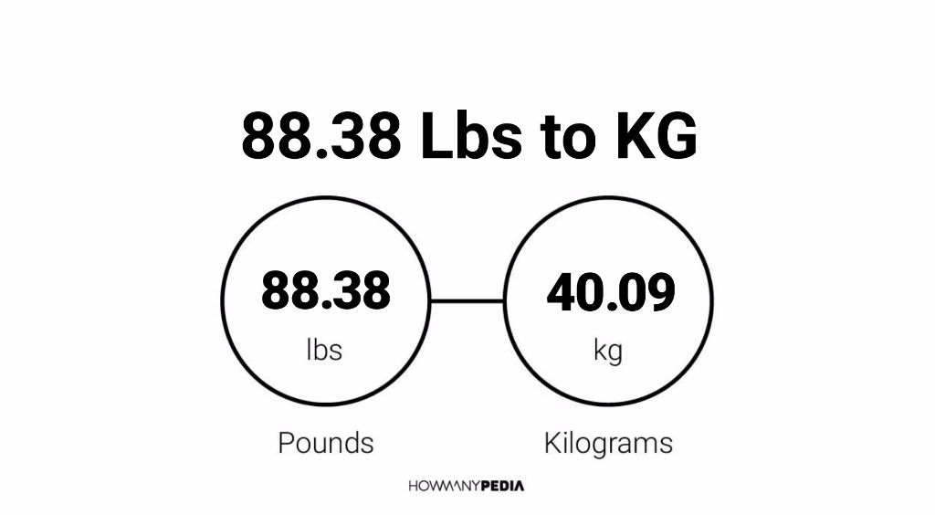 88.38 Lbs to KG - Howmanypedia.com How Much Is 88 Kilos In Pounds