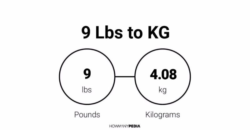 9 Lbs to KG