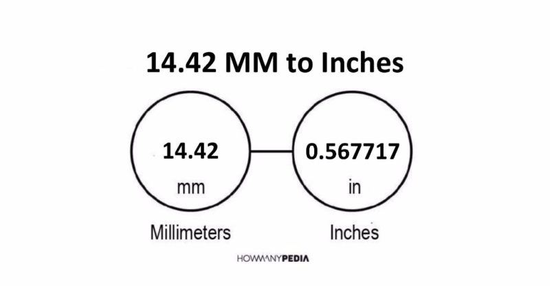 14.42 MM to Inches