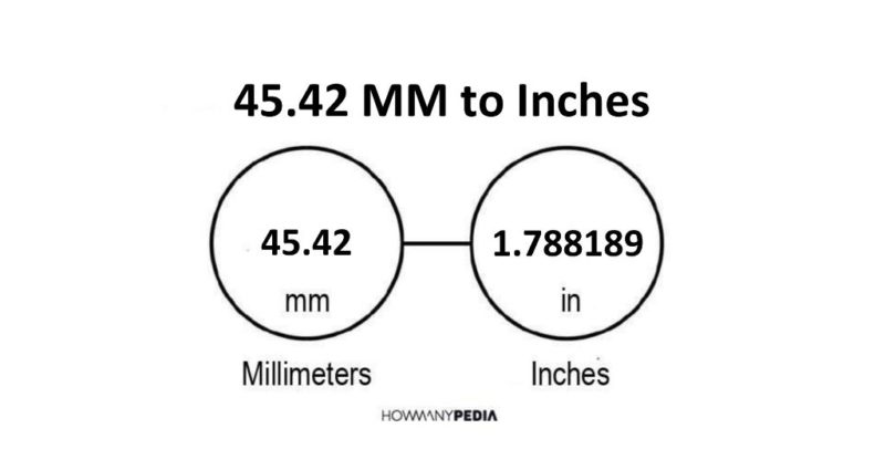 45.42 MM to Inches