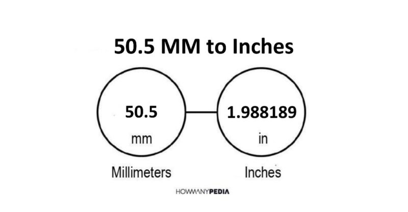 50.5 MM to Inches