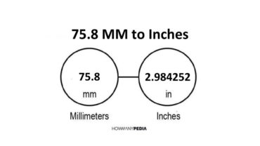 75.8 MM to Inches
