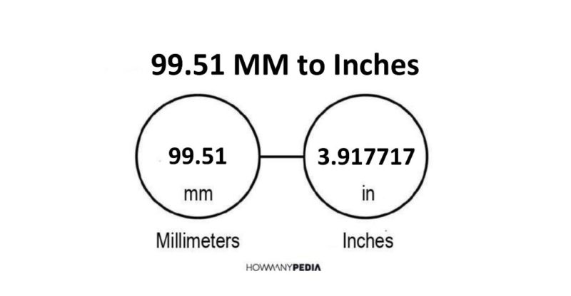 99.51 MM to Inches