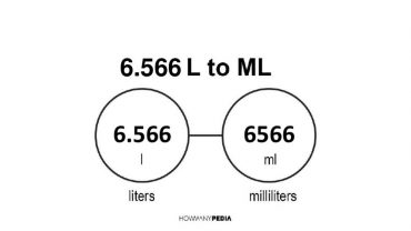 6.566 L to mL