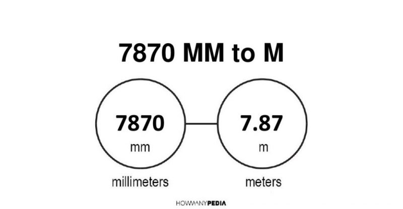 7870 mm to m