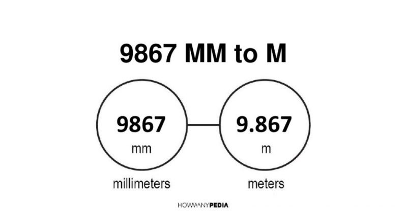 9867 mm to m